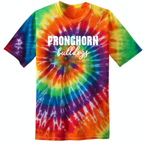 Local Elementary School Rainbow Tie Dye Youth Shirt