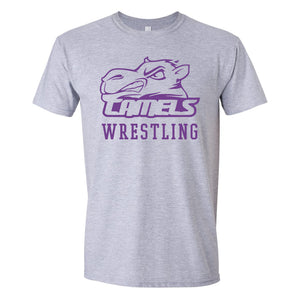 2022 State Camels Wrestling - Sport Gray Softstyle® T-Shirt