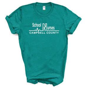Campbell County School Nurses - Adult Jade Dome T-Shirt