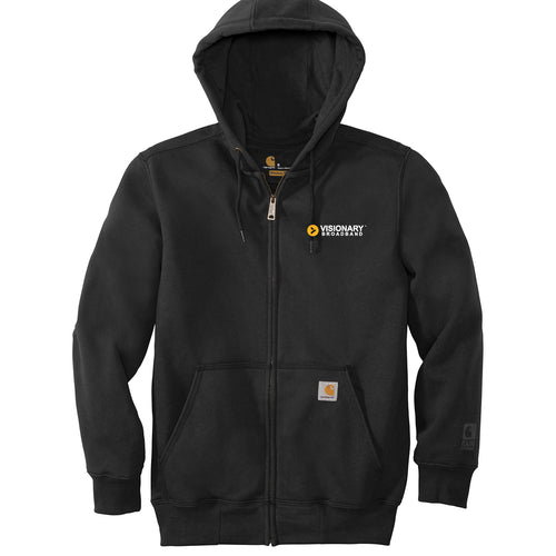Visionary Broadband - Carhartt ® Rain Defender ® Paxton Heavyweight Hooded Zip-Front Sweatshirt