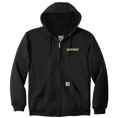 Visionary Broadband - Carhartt ® Rain Defender ® Rutland Thermal-Lined Hooded Zip-Front Sweatshirt