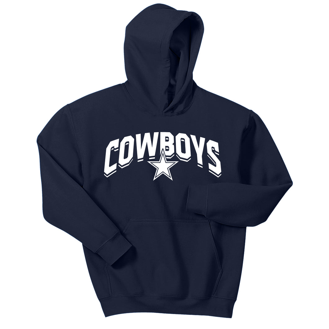 Cowboys – Gildan® - Youth Heavy Blend™ Hooded Sweatshirt
