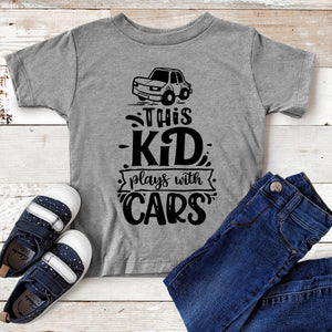 This Kid Plays with Cards Toddler T-shirt