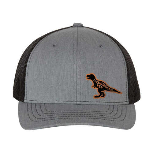 Dinosaur Youth Leather Patch Hat