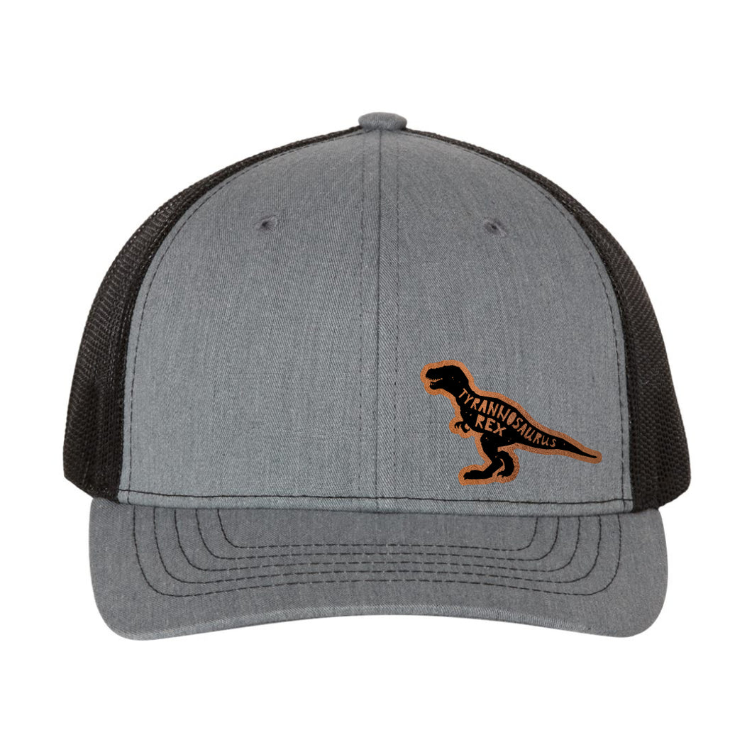 Dinosaur Youth Leather Patch Hat