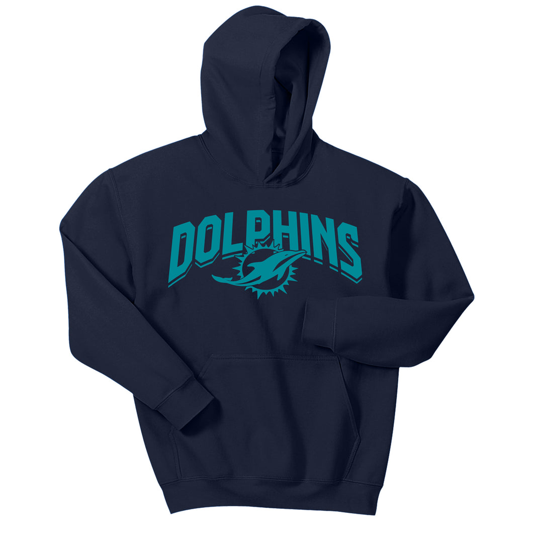 Dolphins – Gildan® - Youth Heavy Blend™ Hooded Sweatshirt
