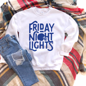 Friday Night Lights - White Crewneck Sweatshirt