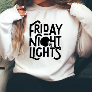 Friday Night Lights - White Crewneck Sweatshirt