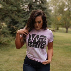 Wyoming Cotton Candy Dream Tie Dye T-shirt