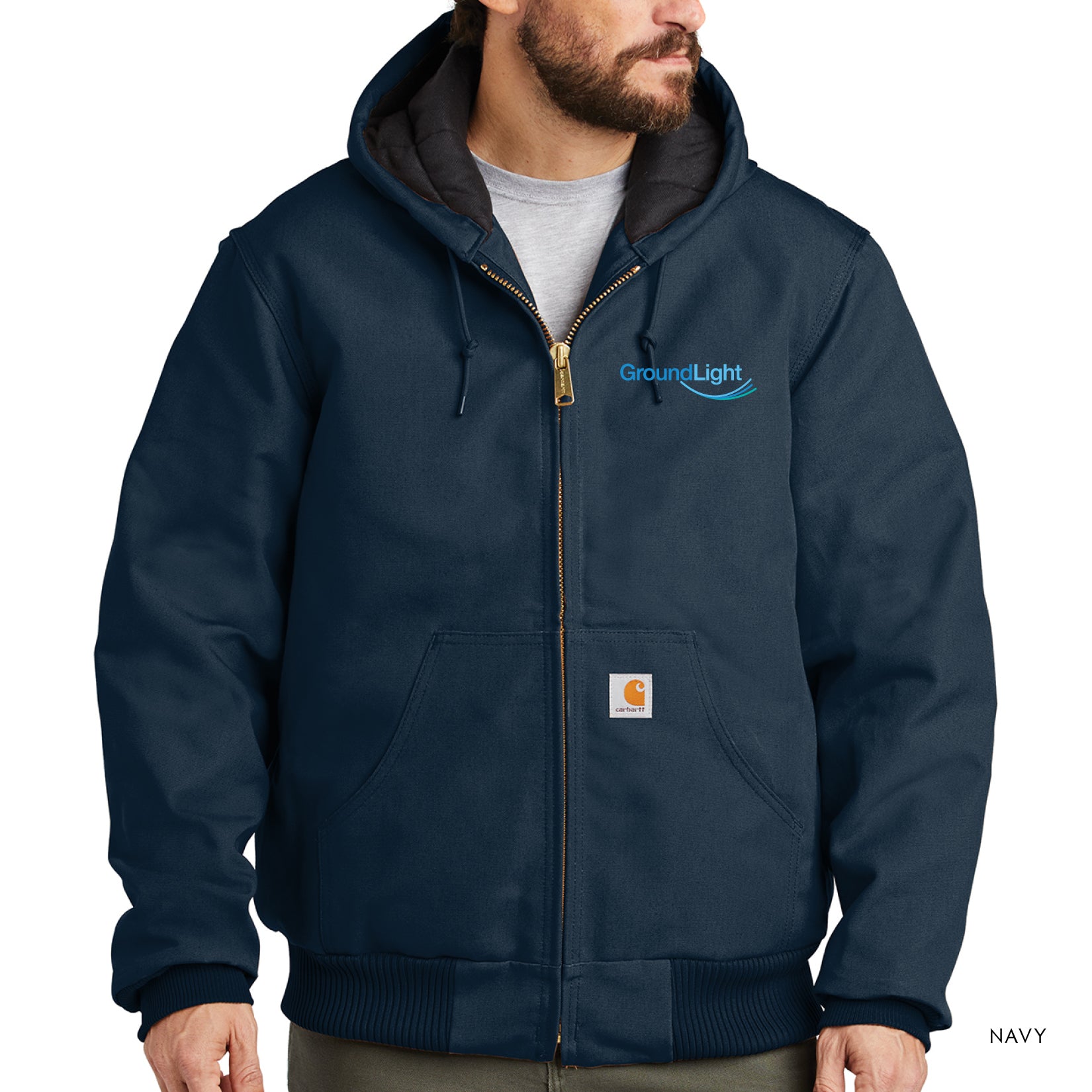 Ground Light - Carhartt ® Quilted-Flannel-Lined Duck Active