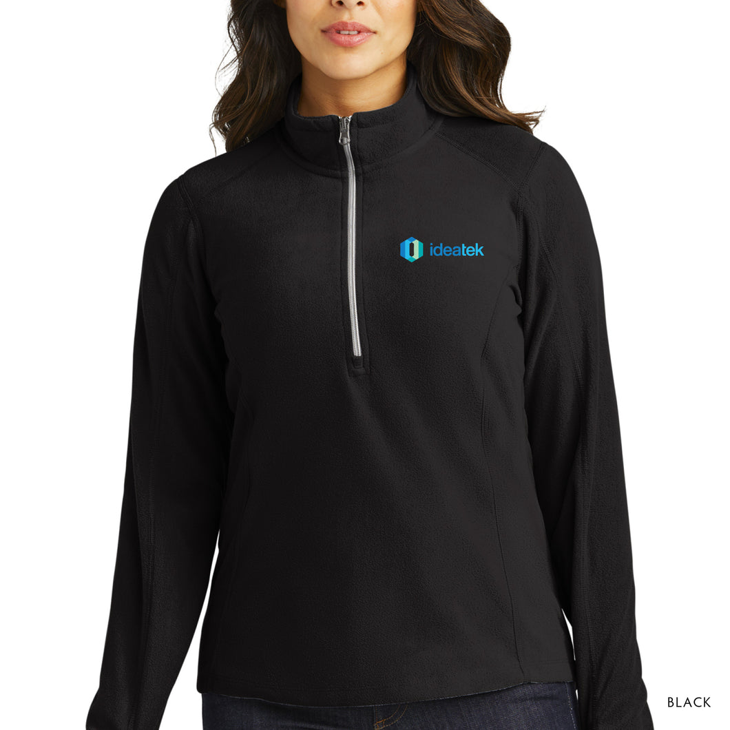 Ideatek - Port Authority® Ladies Microfleece 1/2-Zip Pullover