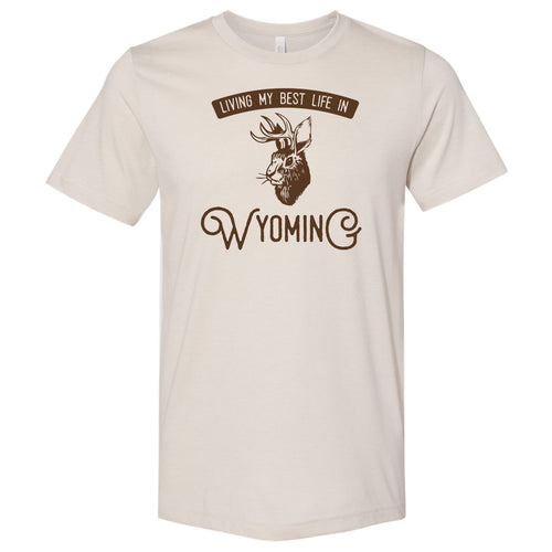 Living My Best Life in Wyoming Jackalope T-shirt