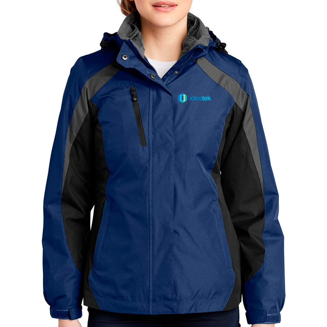 Ideatek Ladies Port Authority® Colorblock 3-in-1 Jacket