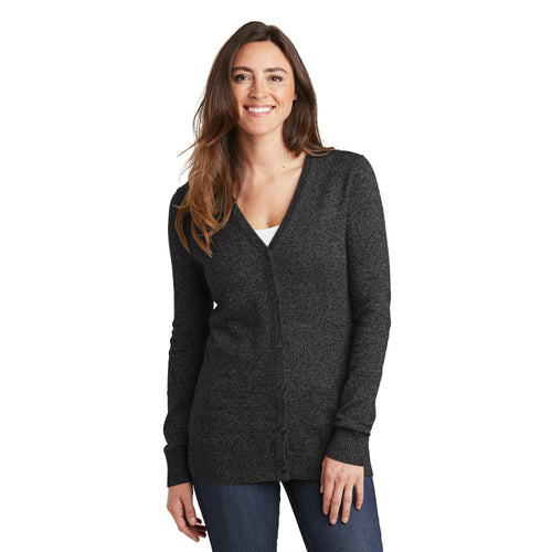 Ladies Marled Cardigan Sweater – First National Bank