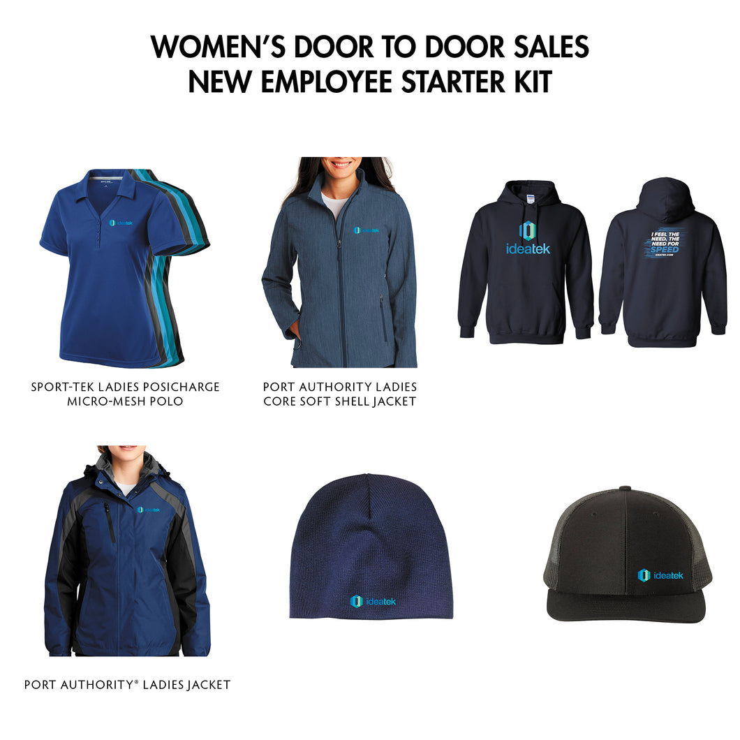 Ideatek Ladies - Door to door sales new employee starter kit