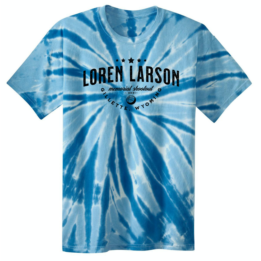 Loren Larson Memorial Shootout Royal Tie-Dye Tee