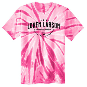 Loren Larson Memorial Shootout Pink Tie-Dye Tee