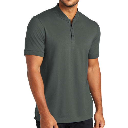 MERCER+METTLE™ Stretch Pique Henley – First National Bank
