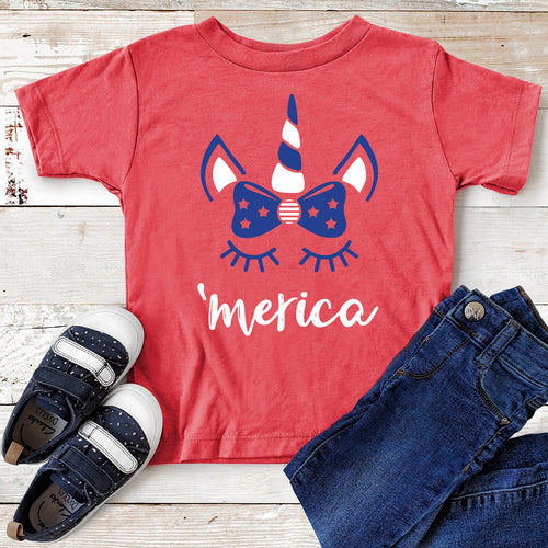 ’Merica Unicorn Toddler and Youth T-shirt