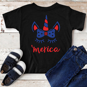 ’Merica Unicorn Toddler and Youth T-shirt