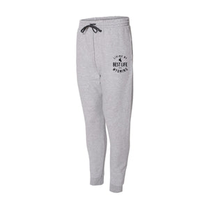 Living My Best Life in Wyoming Steamboat - Athletic Heather Adult Joggers
