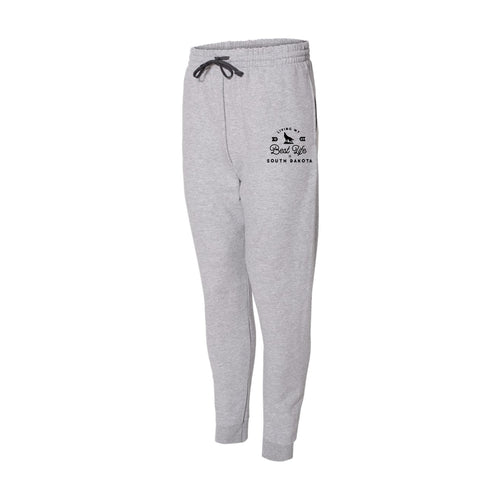 Living My Best Life in South Dakota - Athletic Heather Adult Joggers