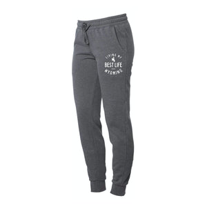 Women's Living My Best Life in Wyoming Steamboats Storm Sweatpants Joggers