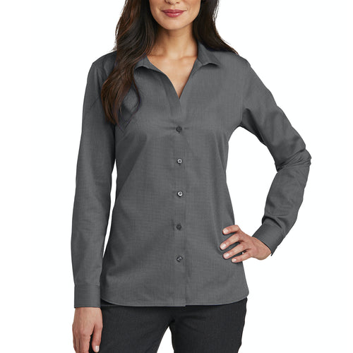 {NEW 2020} Red House® Ladies Nailhead Non-Iron Shirt - First National Bank