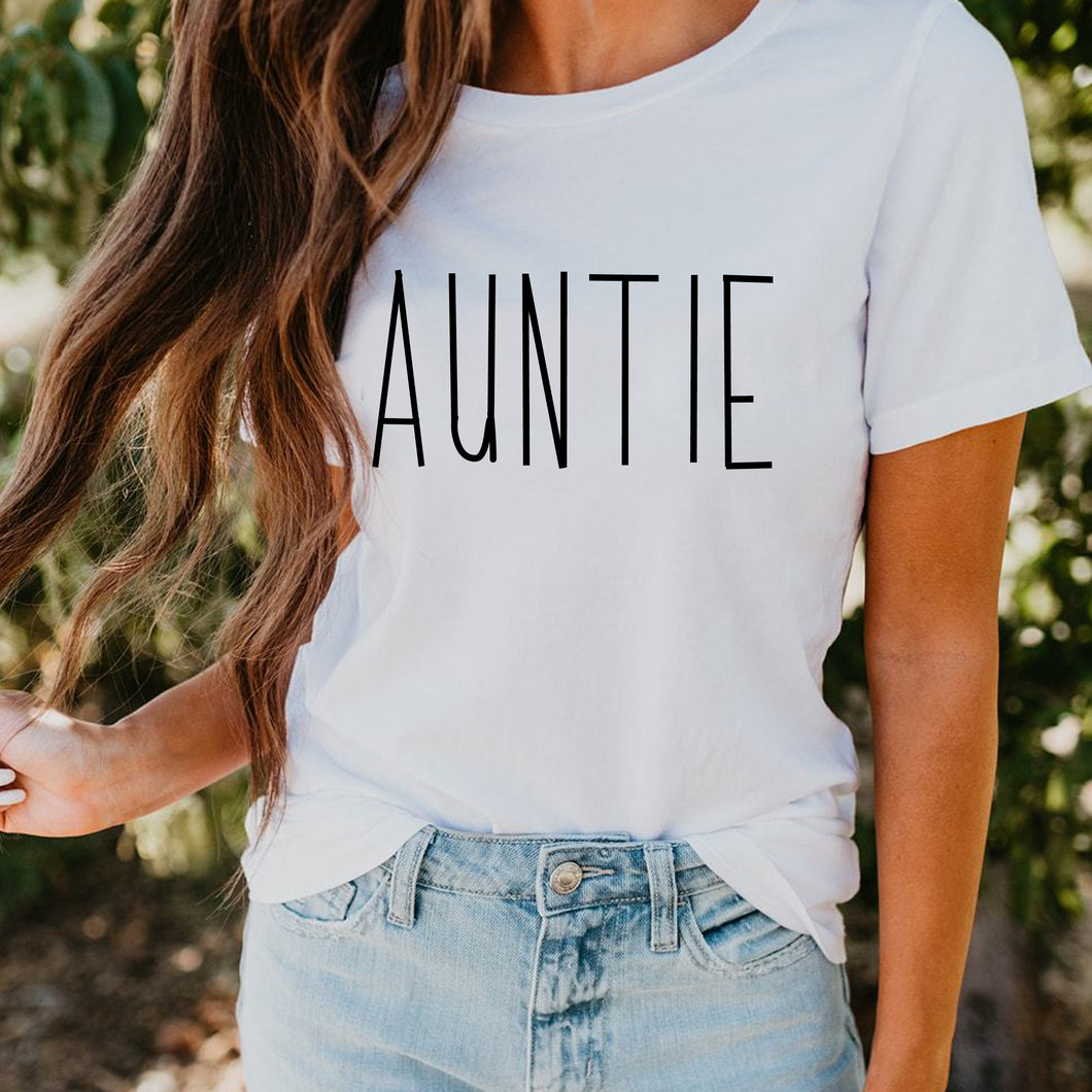 Auntie - Rae Dunn inspired Tee