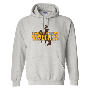 Rawhide Wranglers - Adult Gildan Hooded Sweatshirt