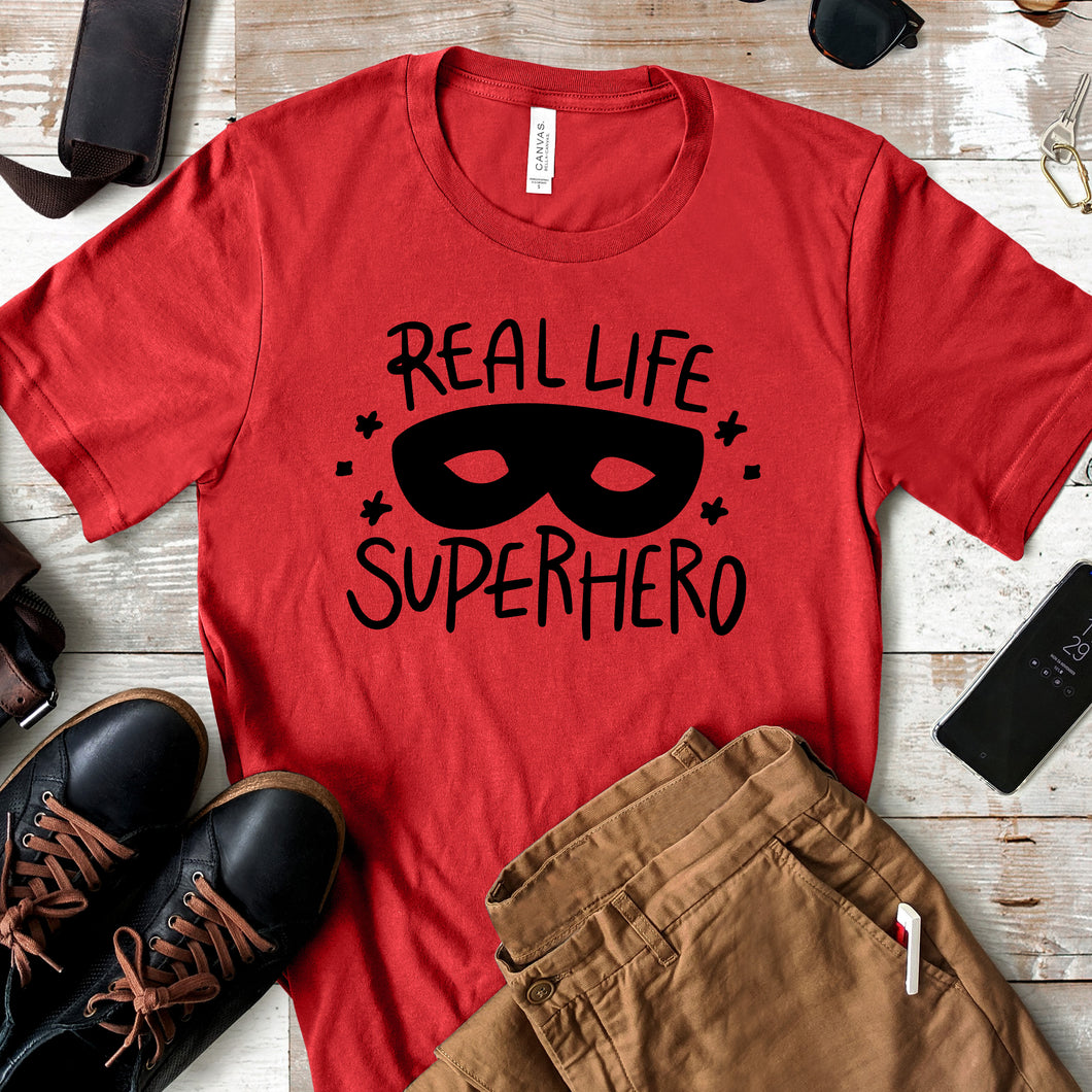 Real Life Superhero - Dad Life T-shirt