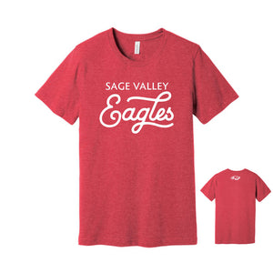 Sage Valley Eagles Red Tee
