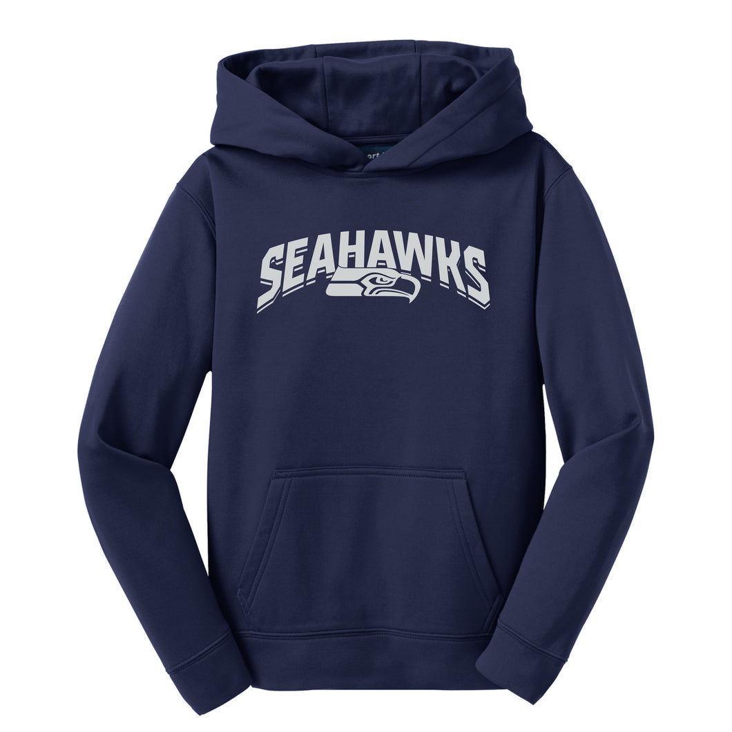 Seahawks – Sport-Tek® Youth Sport-Wick® Fleece Hooded Pullover