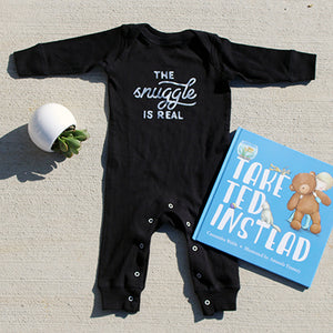 The Snuggle is Real – Long Sleeved Baby Romper