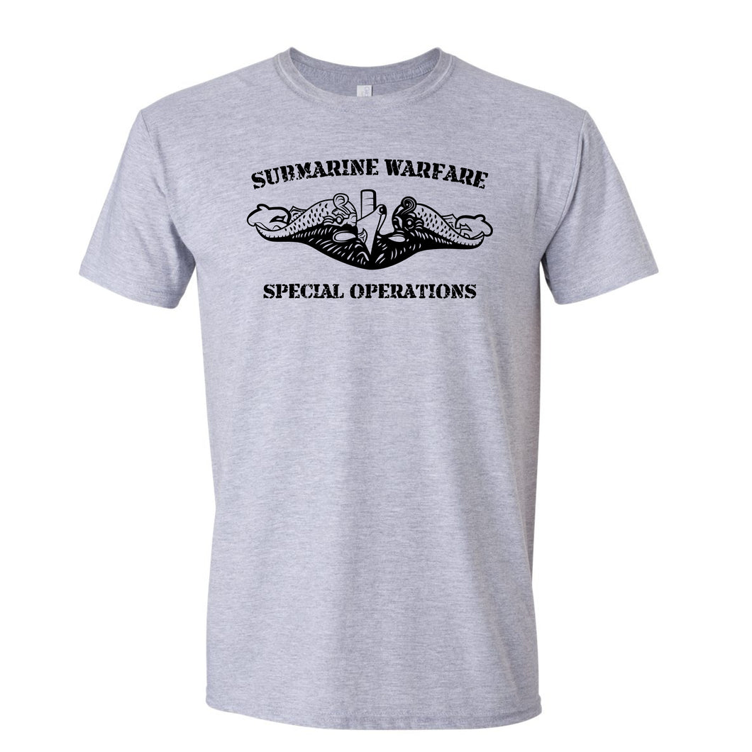 Submarine Warfare Special Operations Sport Grey Softstyle T-Shirt