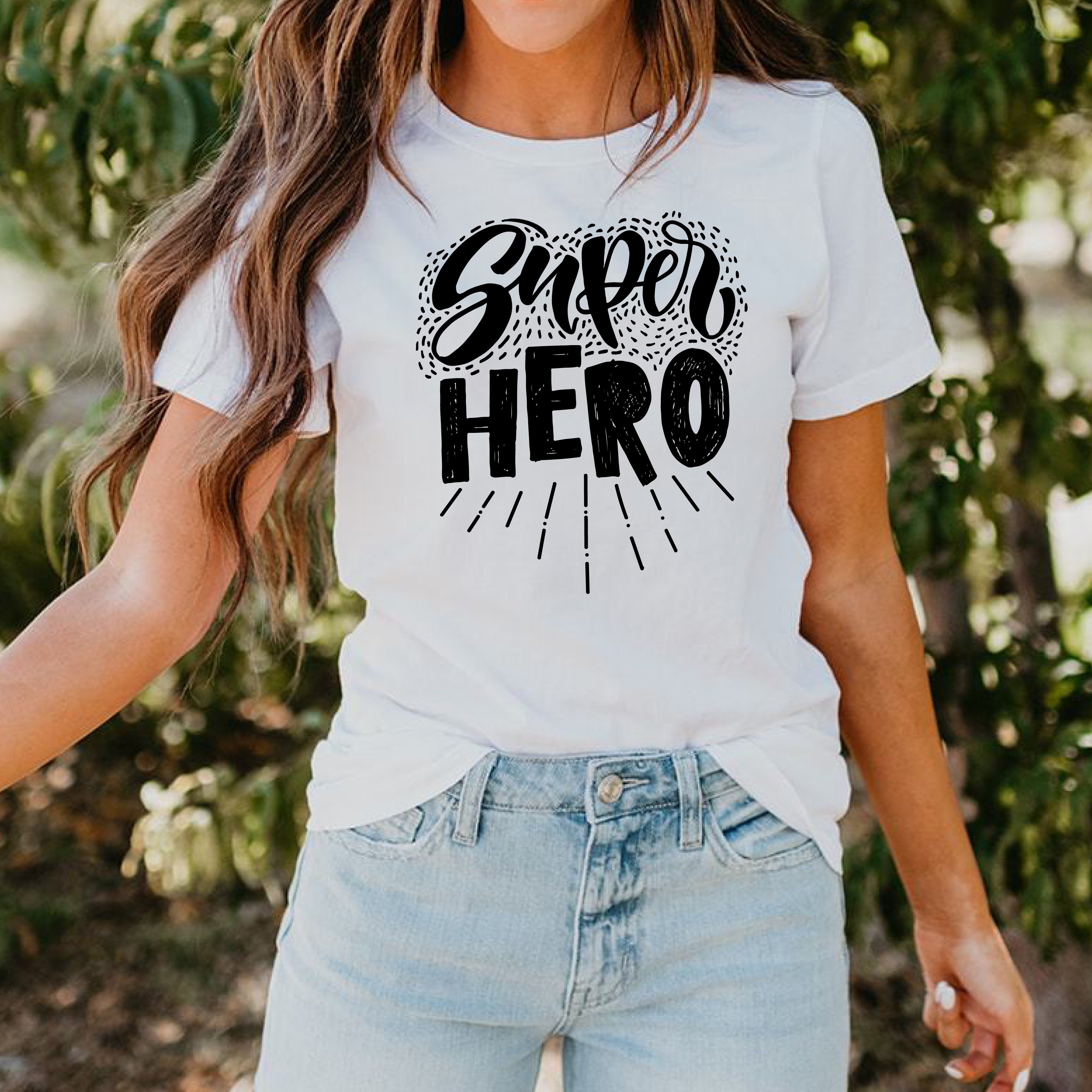 Super Hero Mom - Mom Life Graphic T-shirt – That Embroidery Place and Design