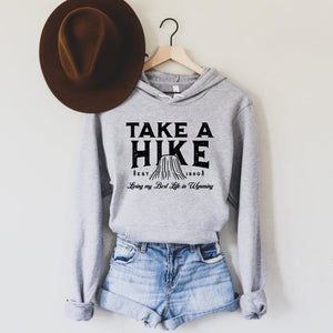 Take a Hike Devils Tower Athletic Heather Hooded Sweatshirt