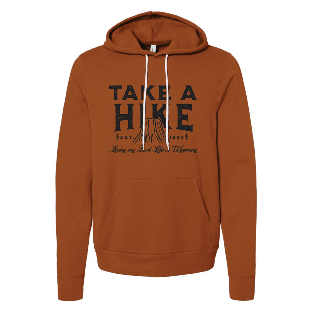 Take a Hike Devils Tower Autumn Hooded Sweatshirt