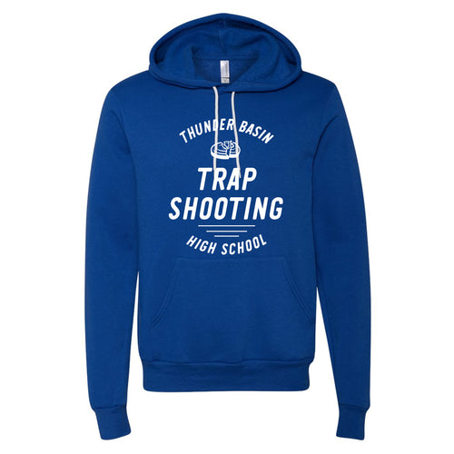 Thunder Basin High School Trap Shooting Team Royal Adult Hooded Sweatshirt