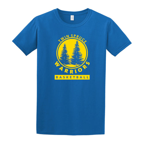Twin Spruce Warriors Boys Basketball - Gildan - Softstyle® T-Shirt