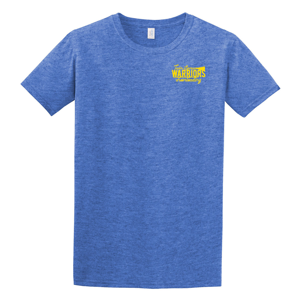 Twin Spruce Warriors Cheerleading - Gildan Softstyle® T-Shirt