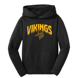 Vikings – Sport-Tek® Youth Sport-Wick® Fleece Hooded Pullover