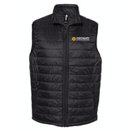 Visionary Broadband - Black Puffer Vest