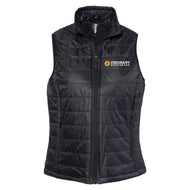 Visionary Broadband - Women's Black Puffer Vest