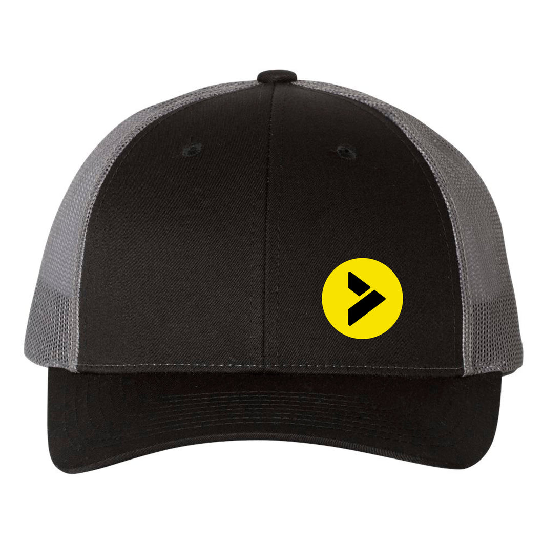 Visionary Broadband - Black Low Pro Trucker Cap