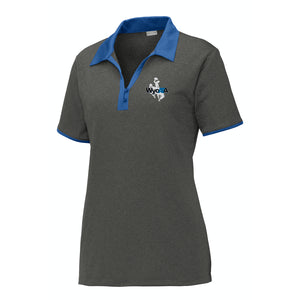 WYOATA – Sport-Tek® Ladies Heather Contender™ Contrast Polo