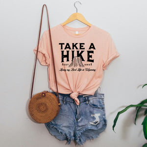 Take a Hike Devils Tower Heather Peach T-shirt