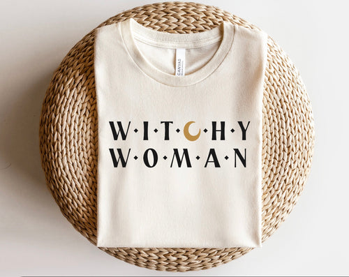 Witchy Woman Halloween T-shirt